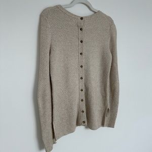 Madewell - Knit Button Long Sleeve Sweater Top | Size XS